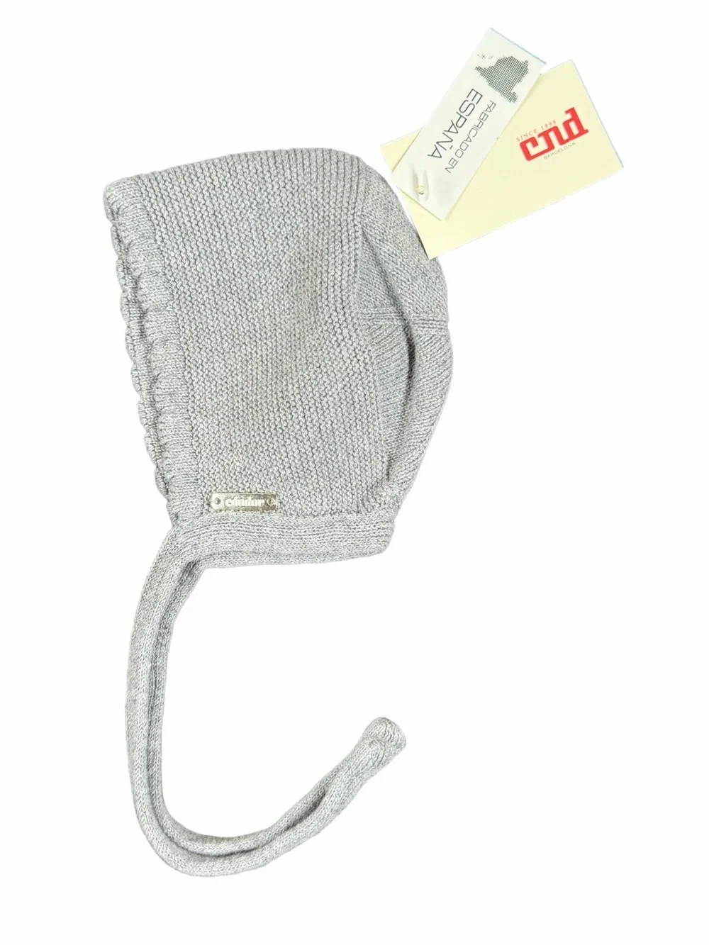NWT ESPAÑA CONDOR Moss Stitch Cotton Bonnet